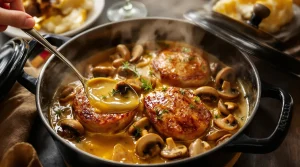 Filet mignon aux champignons et moutarde : fondant, crémeux, prêt en 30 minutes