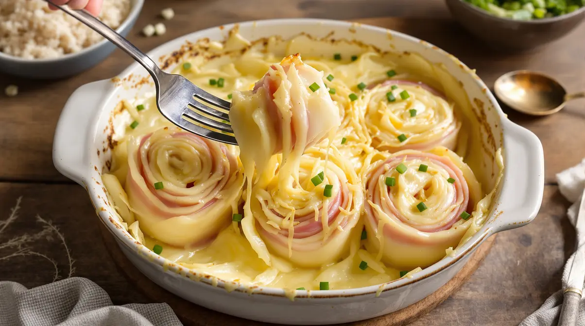 Gratin léger poireaux-jambon : prêt en 25 minutes, savoureux, peu calorique et facile à faire Gratin léger poireaux-jambon : prêt en 25 minutes, savoureux, peu calorique et facile à faire