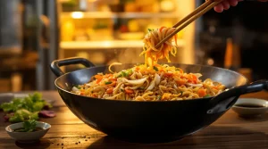 Je prépare ce riz sauté carotte-poireau à la sauce soja dès que je veux un dîner sain, rapide et express