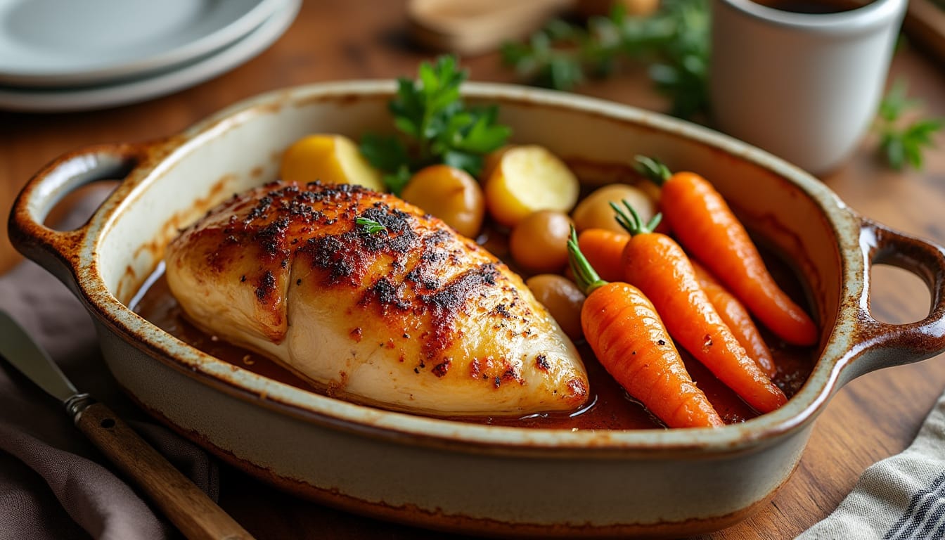 découvrez notre recette simple et savoureuse de filet de dinde au four, parfaite pour un repas maison délicieux et rapide à préparer.