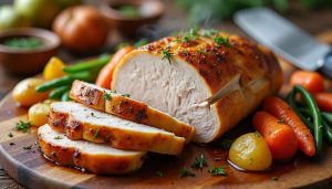 découvrez notre recette simple et savoureuse de filet de dinde au four, idéale pour un repas fait maison rapide et délicieux.