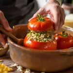 tomates farcies recette de grand-mère avec riz