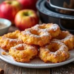découvrez notre recette simple et savoureuse de beignets aux pommes réalisés à l'airfryer pour un dessert croustillant et léger en un rien de temps.
