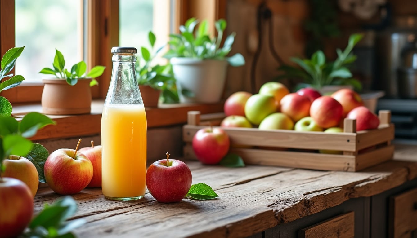 découvrez comment préparer un jus de pomme maison frais et naturel avec notre guide simple et rapide. profitez d'une boisson saine faite avec des pommes fraîches, sans additifs ni conservateurs.