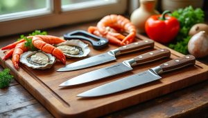 découvrez notre guide complet pour choisir le couteau fruits de mer idéal, alliant praticité et tranchant pour savourer vos crustacés et coquillages facilement.