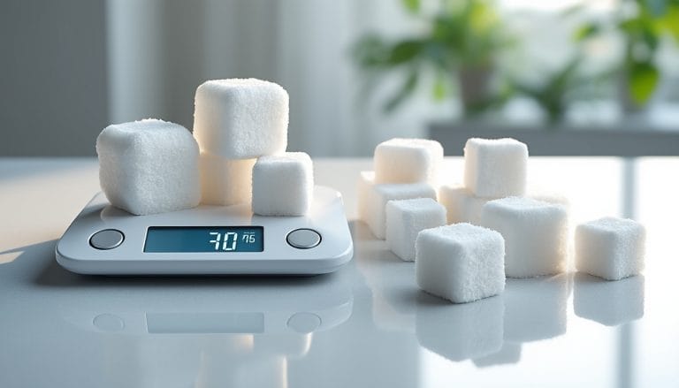 découvrez le poids moyen d'un morceau de sucre ainsi que les différentes variations possibles selon les types et marques.
