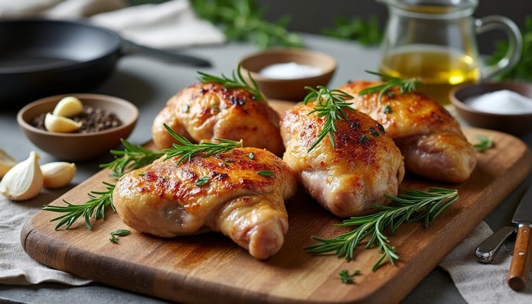découvrez une recette simple et rapide pour cuisiner des cuisses de pintade savoureuses, parfaites pour un repas gourmand et facile à réaliser.