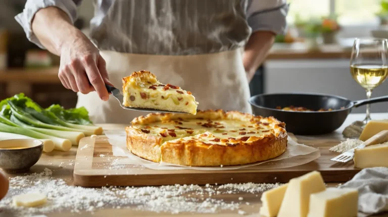 Accueil Pour une tarte aux poireaux à l’ancienne qui fond en bouche